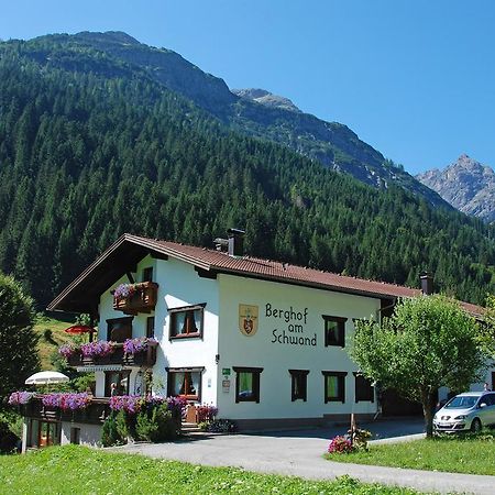Berghof Am Schwand Otel Hinterhornbach Dış mekan fotoğraf